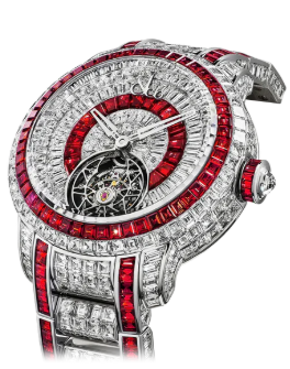 Caviar Tourbillon | White Diamonds & Rubies Jacob & Co.