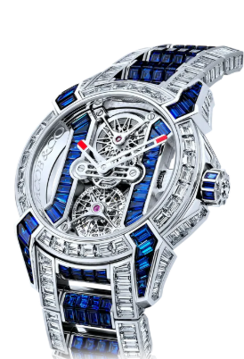 Epic X Tourbillon Baguette | Diamonds & Blue Sapphires Jacob & Co.