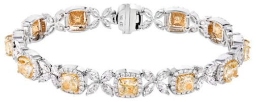 Avi & Co. Fancy Yellow Floret Bracelet