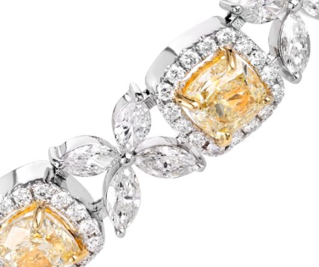 Avi & Co. Fancy Yellow Floret Bracelet