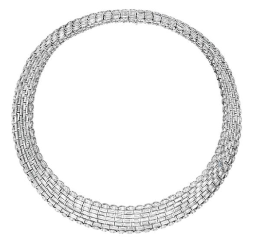 Pectoral Diamond Necklace
