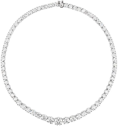 Graduated Tennis Necklace