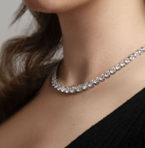 Graduated Tennis Necklace