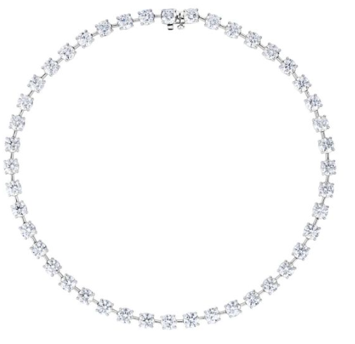 Floating Diamond Necklace