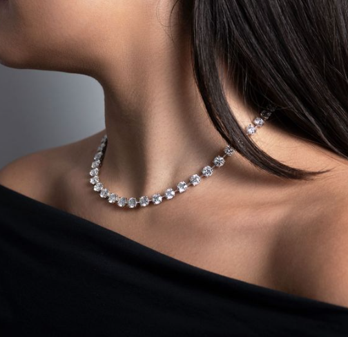 Floating Diamond Necklace