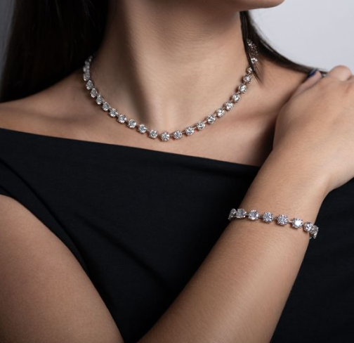 Floating Diamond Necklace