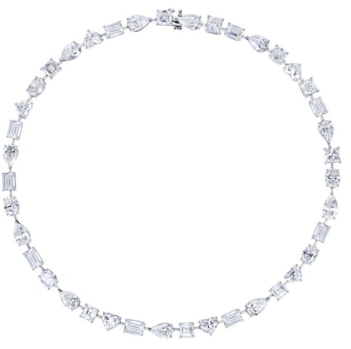 Fancy Shapes Diamond Necklace